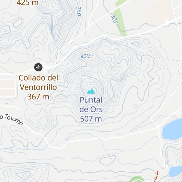 Map of Puntal de Ors