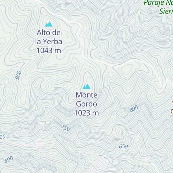 Map of Monte Gordo