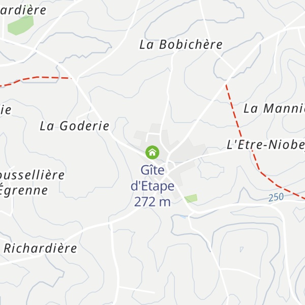 Map of Gîte d'Etape