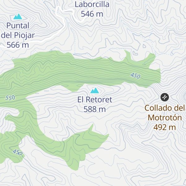 Map of Abric del Retoret