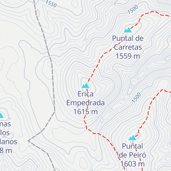Map of Erica Empedrada