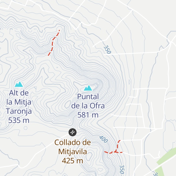Map of Puntal de la Ofra