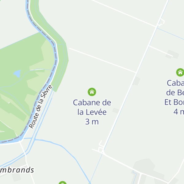 Map of Cabane de la Levée