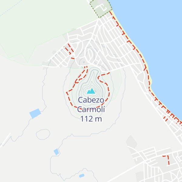 Map of Cabezo Carmolí