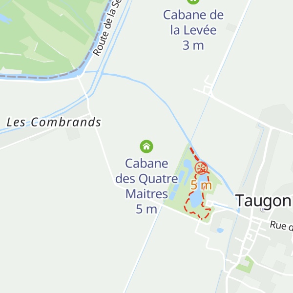 Map of Cabane des Quatre Maitres