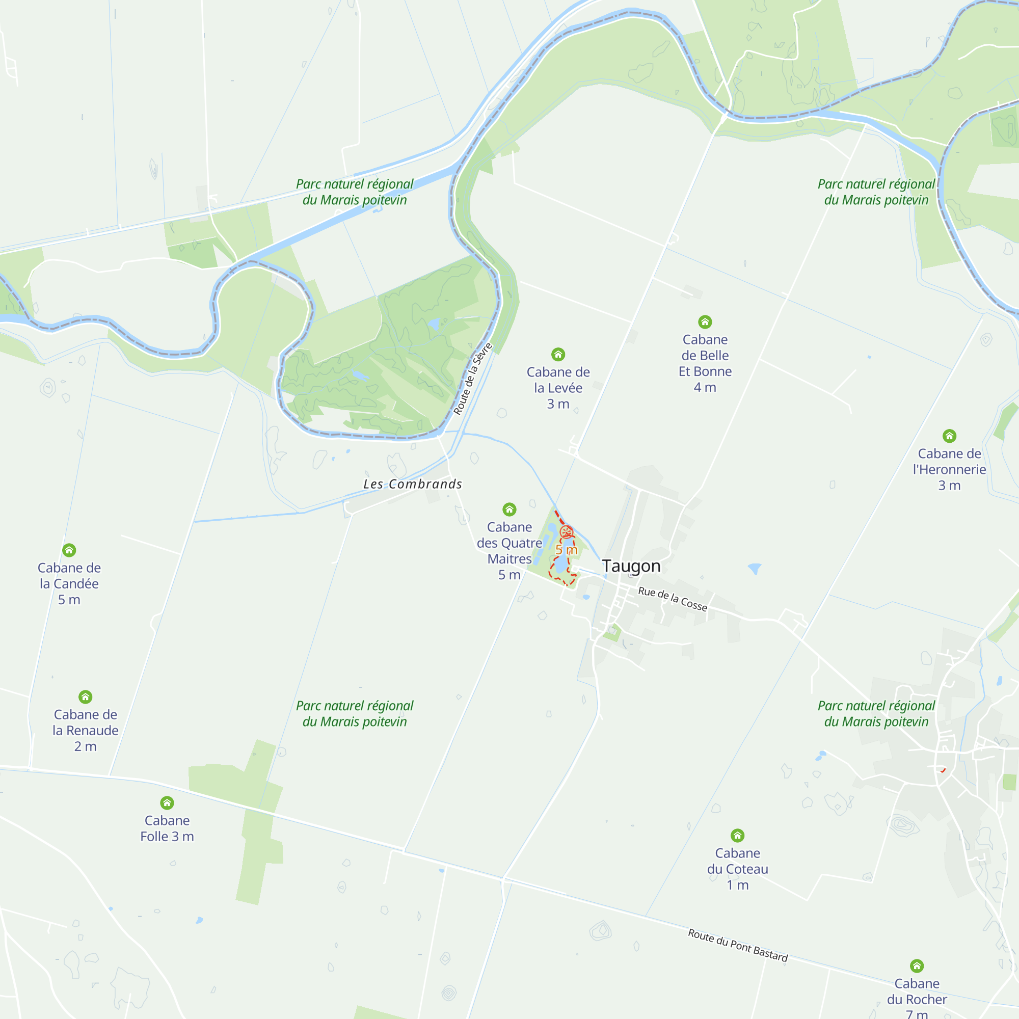 Cabane des Quatre Maitres map