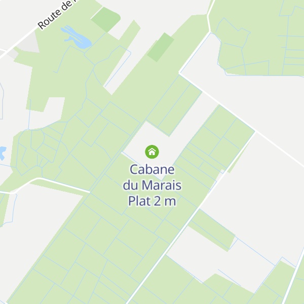 Map of Cabane du Marais Plat