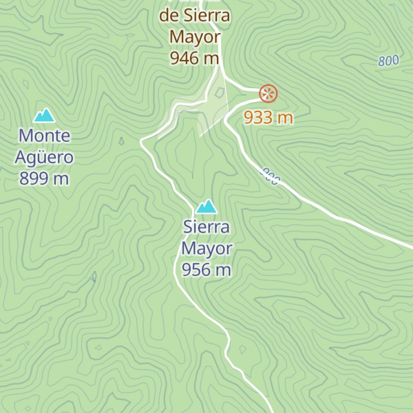 Map of Sierra Mayor