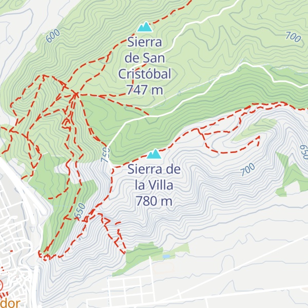 Map of Sierra de la Villa