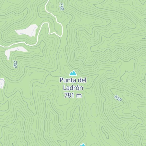 Map of Punta del Ladrón