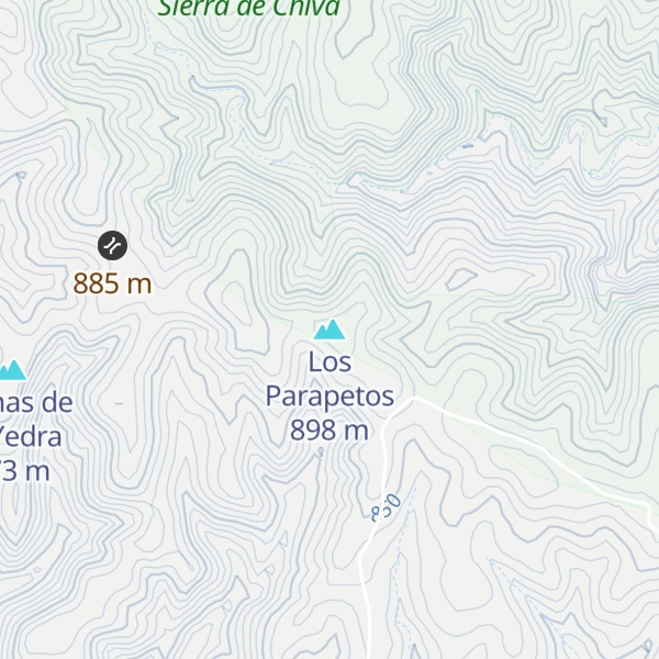 Map of Los Parapetos