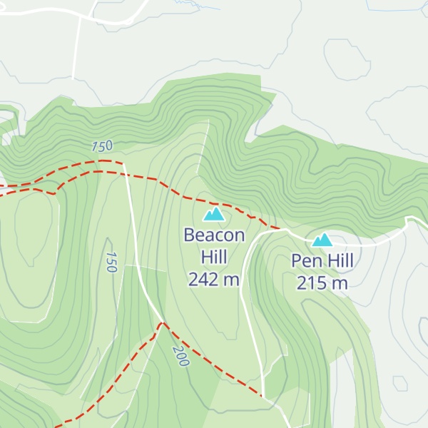 Map of Beacon Hill