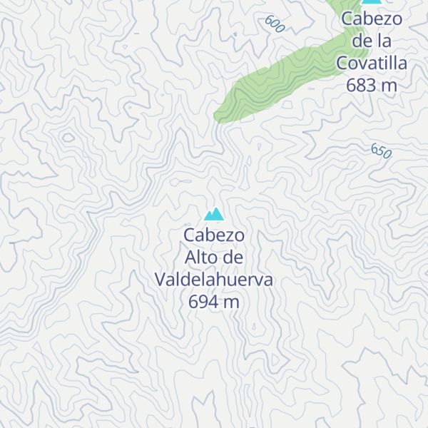 Map of Cabezo Alto de Valdelahuerva