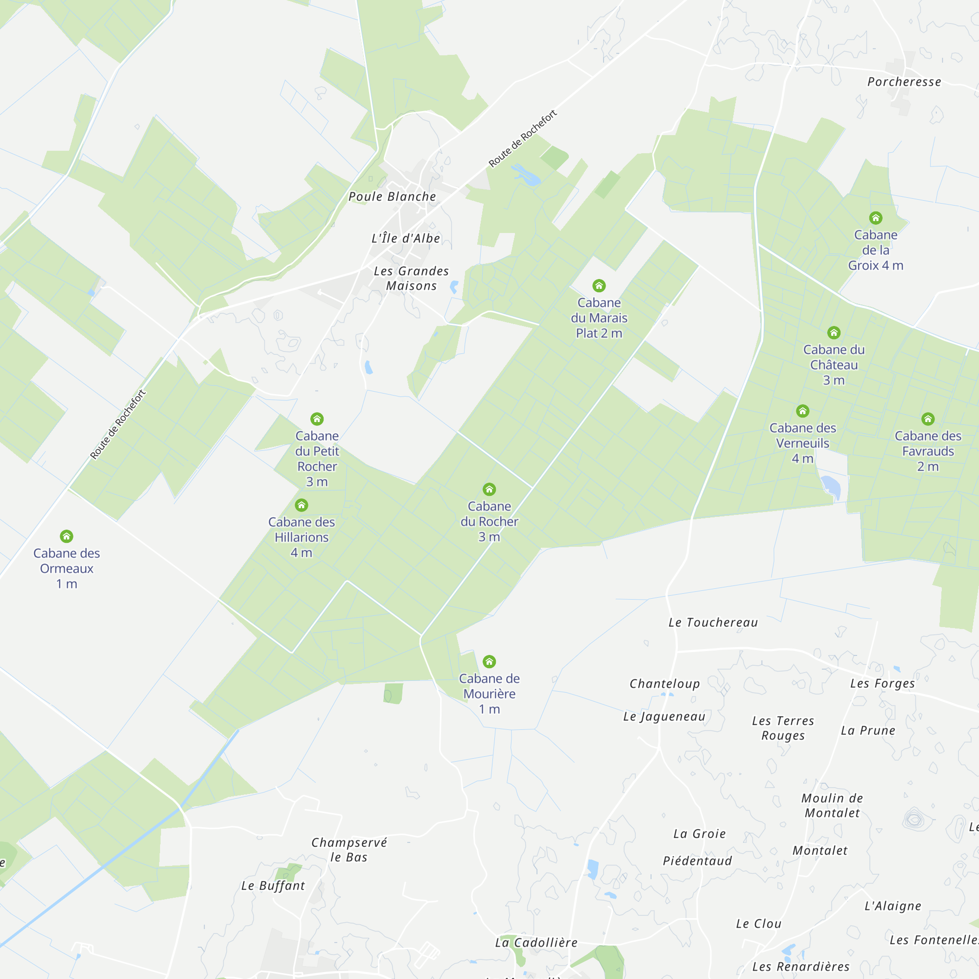 Cabane du Rocher map