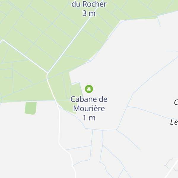 Map of Cabane de Mourière