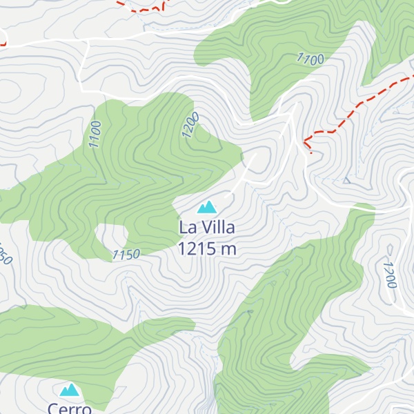 Map of La Villa