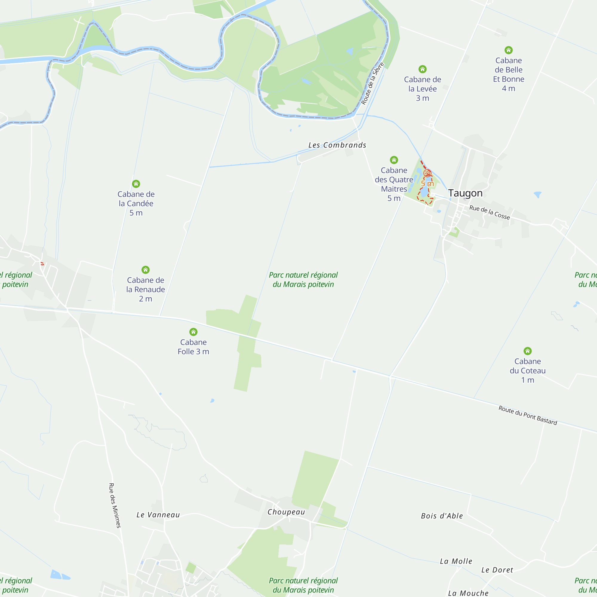 Cabane de la Banche map