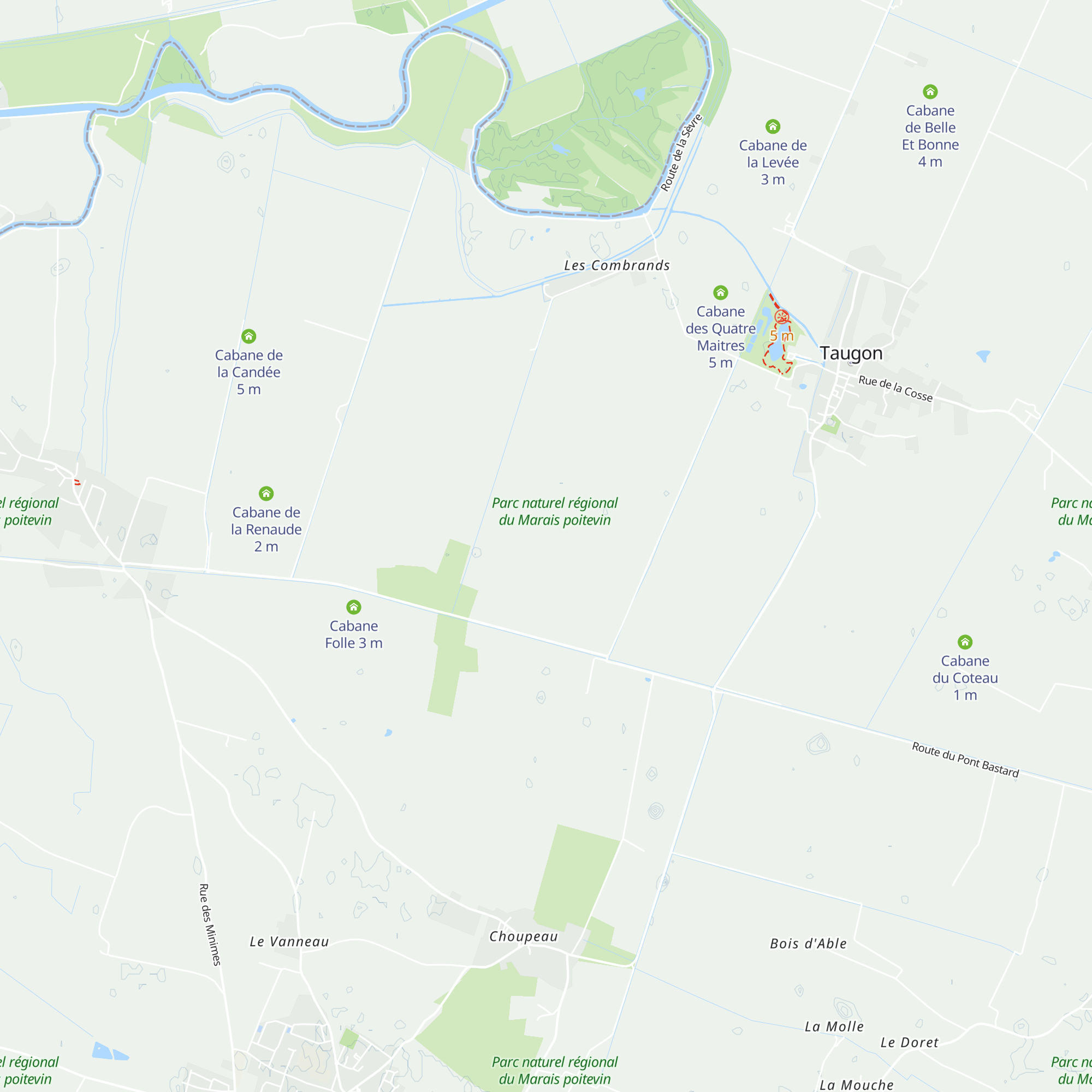 Cabane de la Banche map