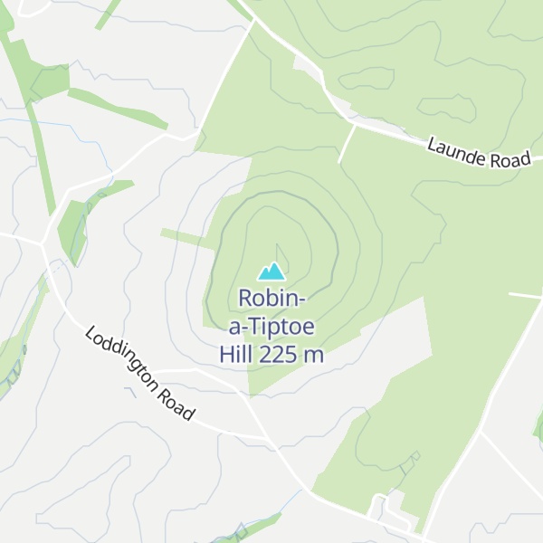 Map of Robin-a-Tiptoe Hill