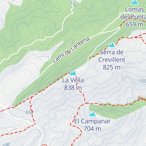 Map of La Vella