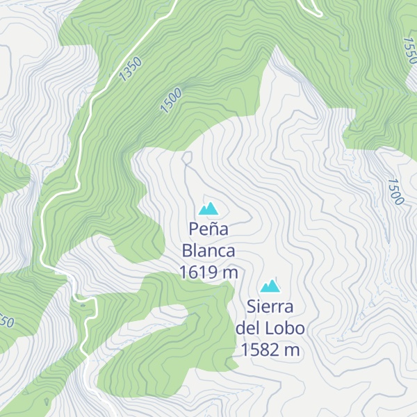 Map of Peña Blanca