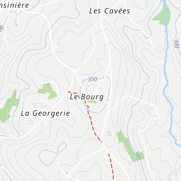 Map of St Martin de Chaulieux