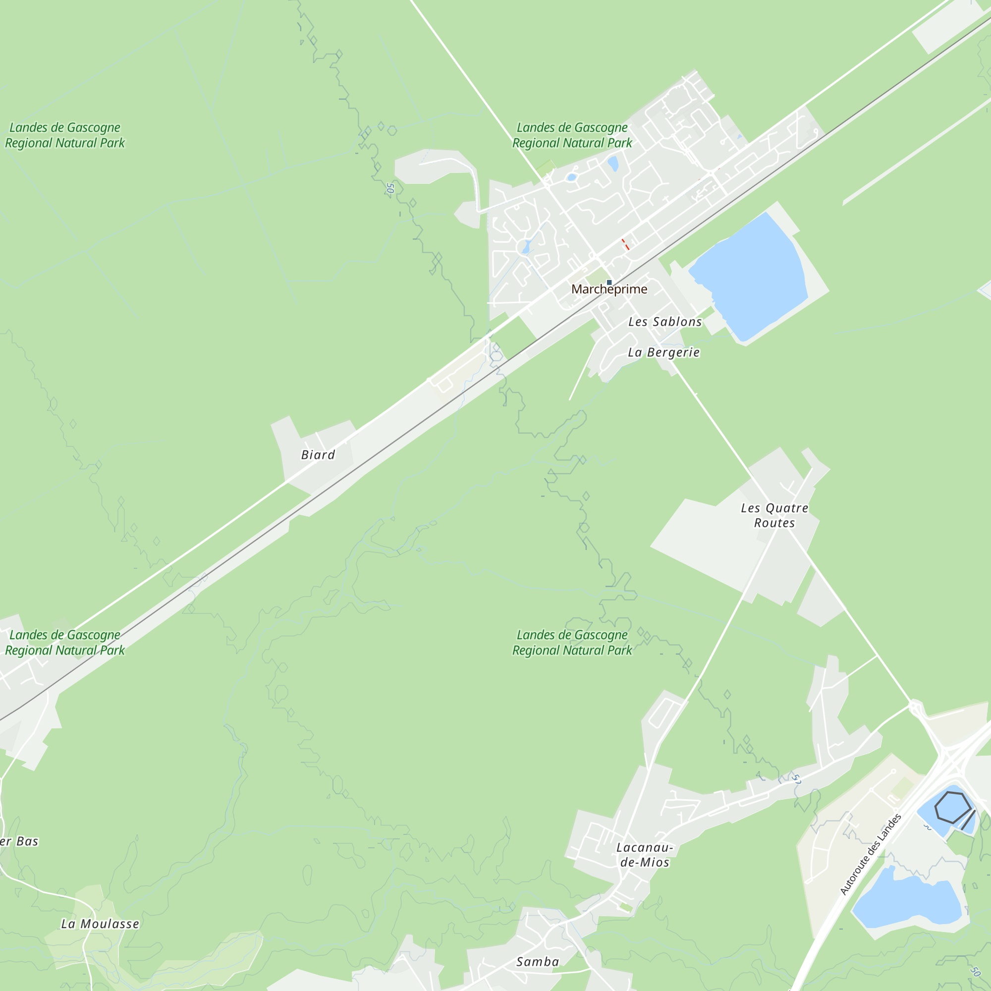 Cabane de chasse map