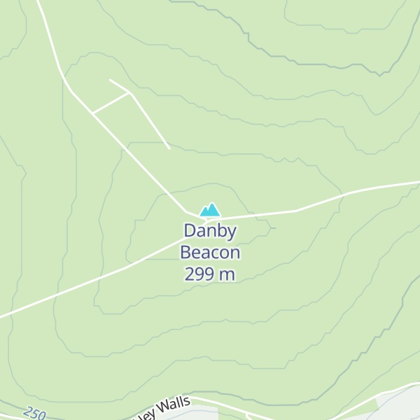 Map of Danby Beacon
