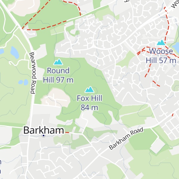 Map of Fox Hill