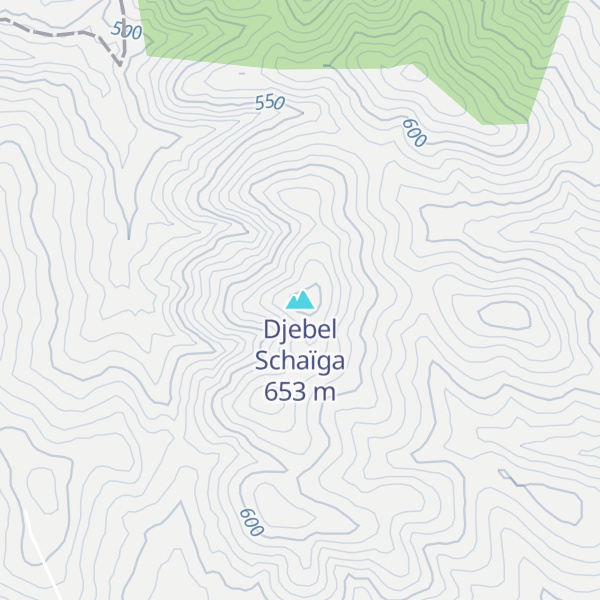Map of Djebel Schaïga