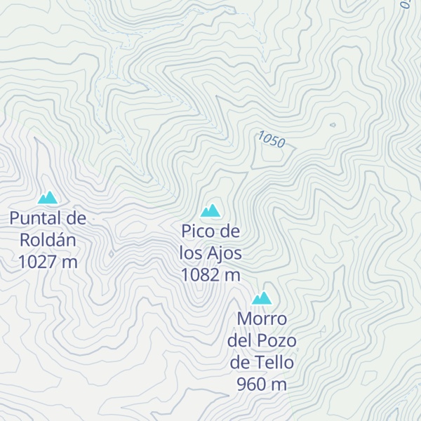 Map of Pico de los Ajos