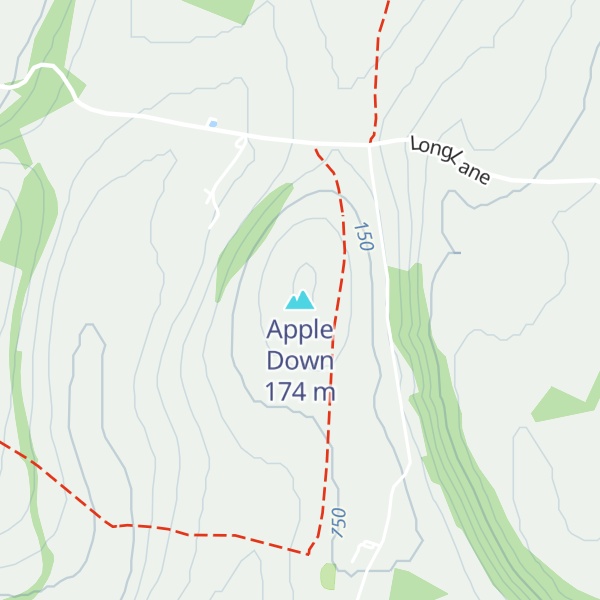 Map of Apple Down
