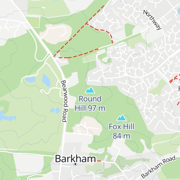 Map of Round Hill