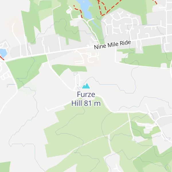 Map of Furze Hill