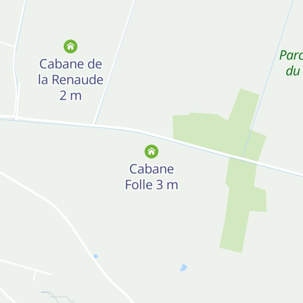 Map of Cabane Folle