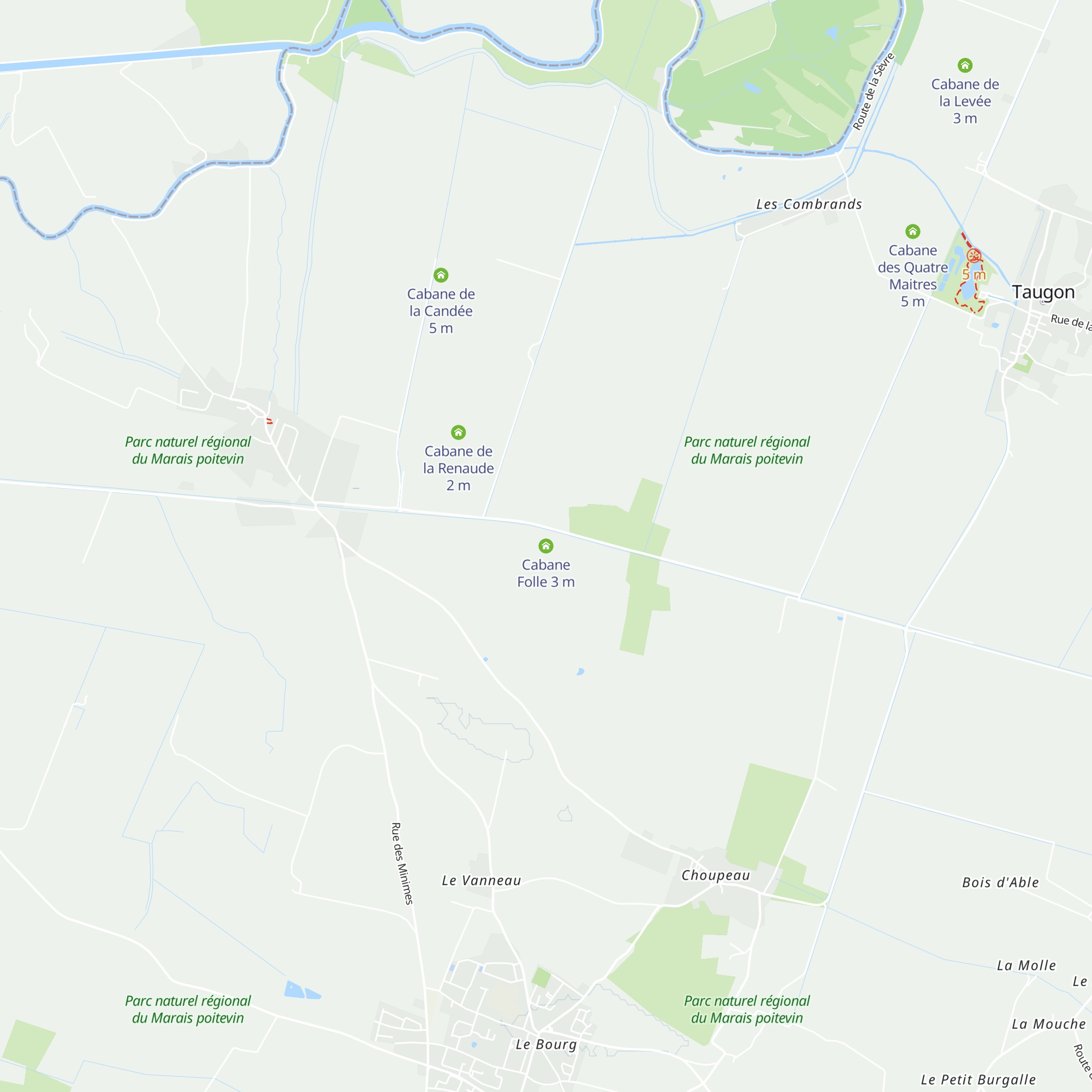 Cabane Folle map