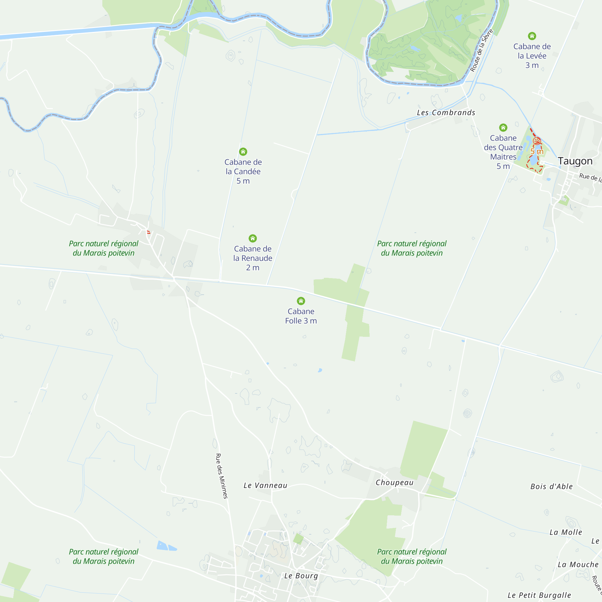 Cabane Folle map