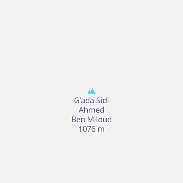 Map of G’ada Sidi Ahmed Ben Miloud