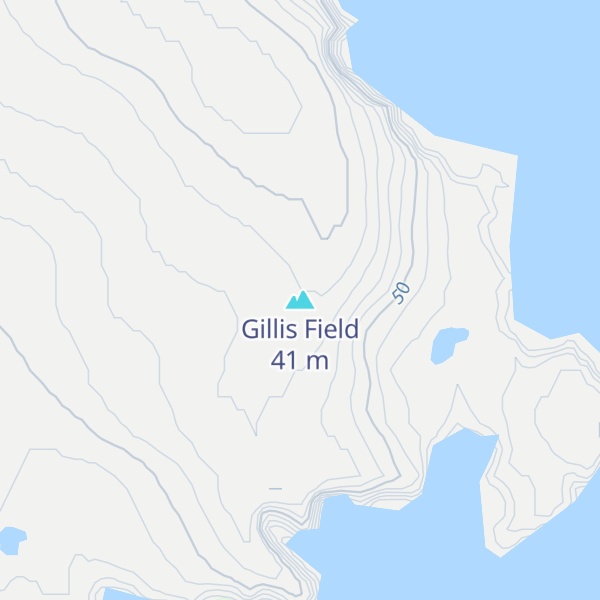 Map of Gillis Field