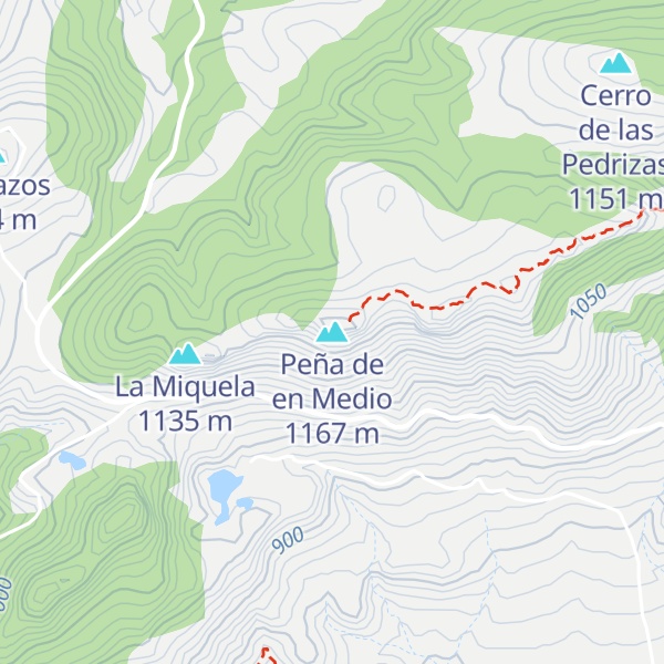 Map of Peña de en Medio