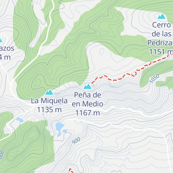 Map of Peñas de Dios