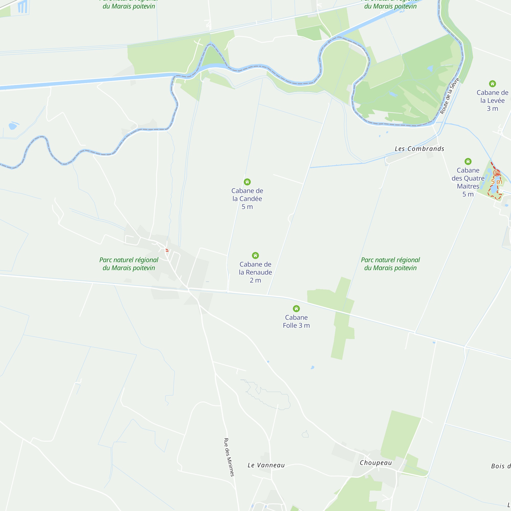 Cabane de la Renaude map