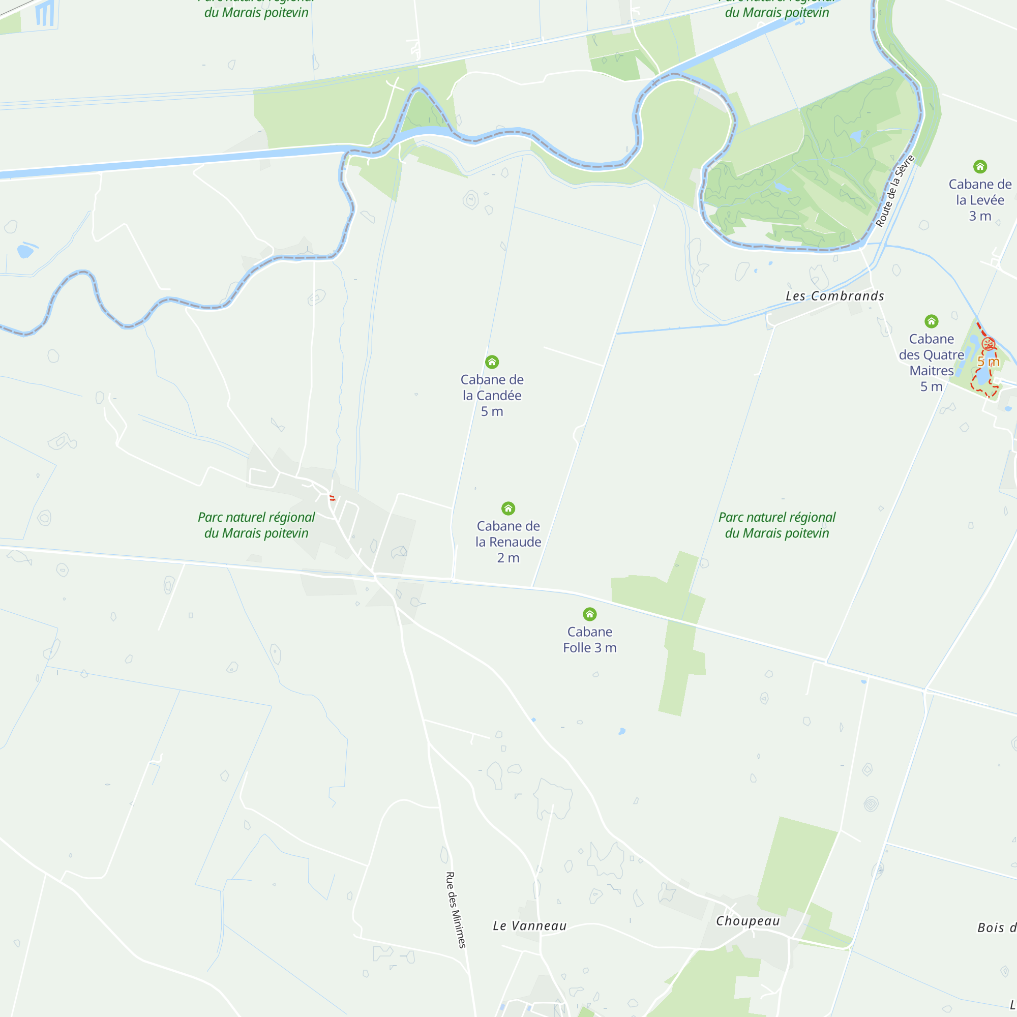 Cabane de la Renaude map