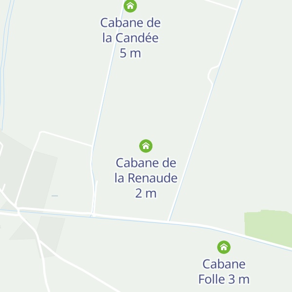 Map of Cabane de la Renaude