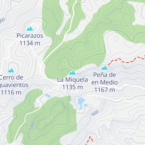 Map of La Miquela