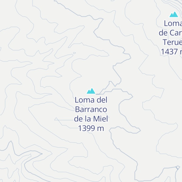 Map of Loma del Barranco de la Miel