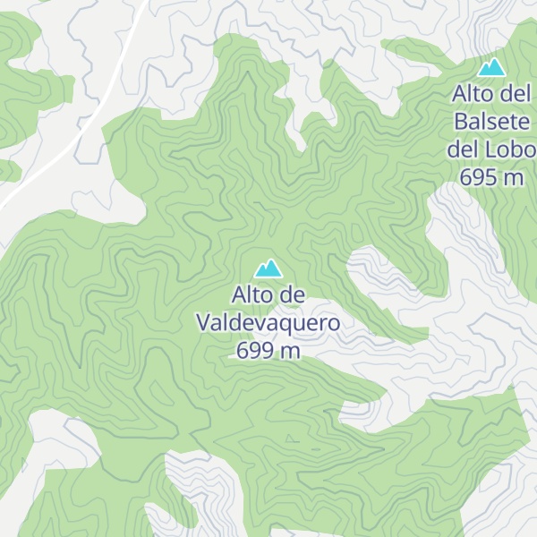 Map of Alto de Valdevaquero