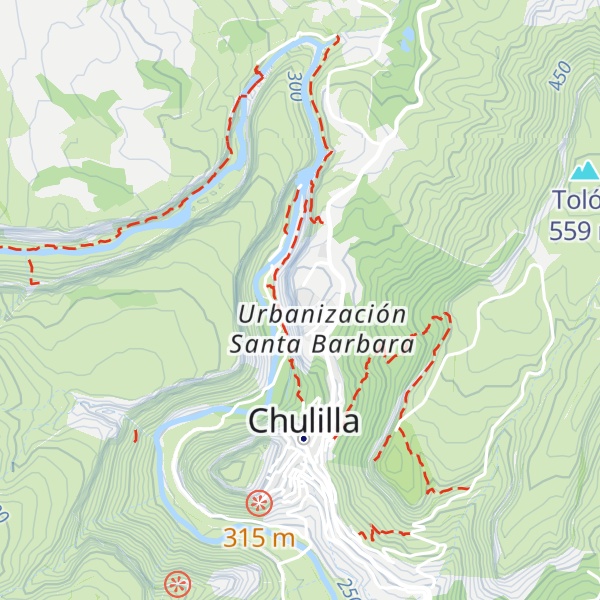 Map of Refugio "El Altico"