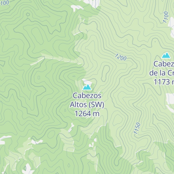 Map of Cabezos Altos (SW)
