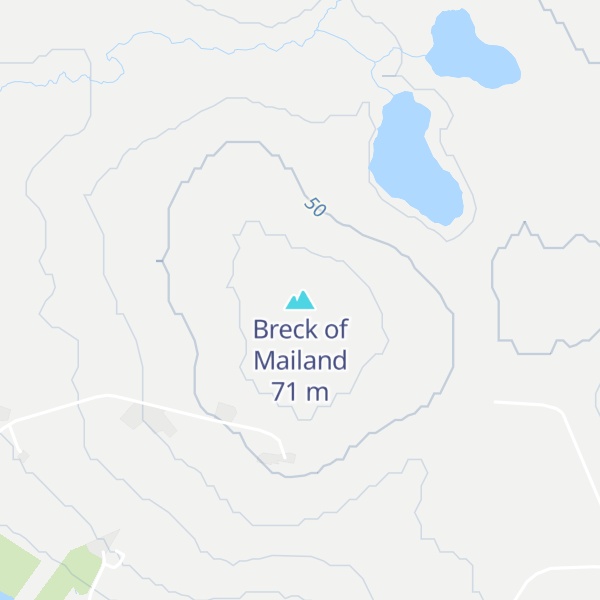 Map of Breck of Mailand